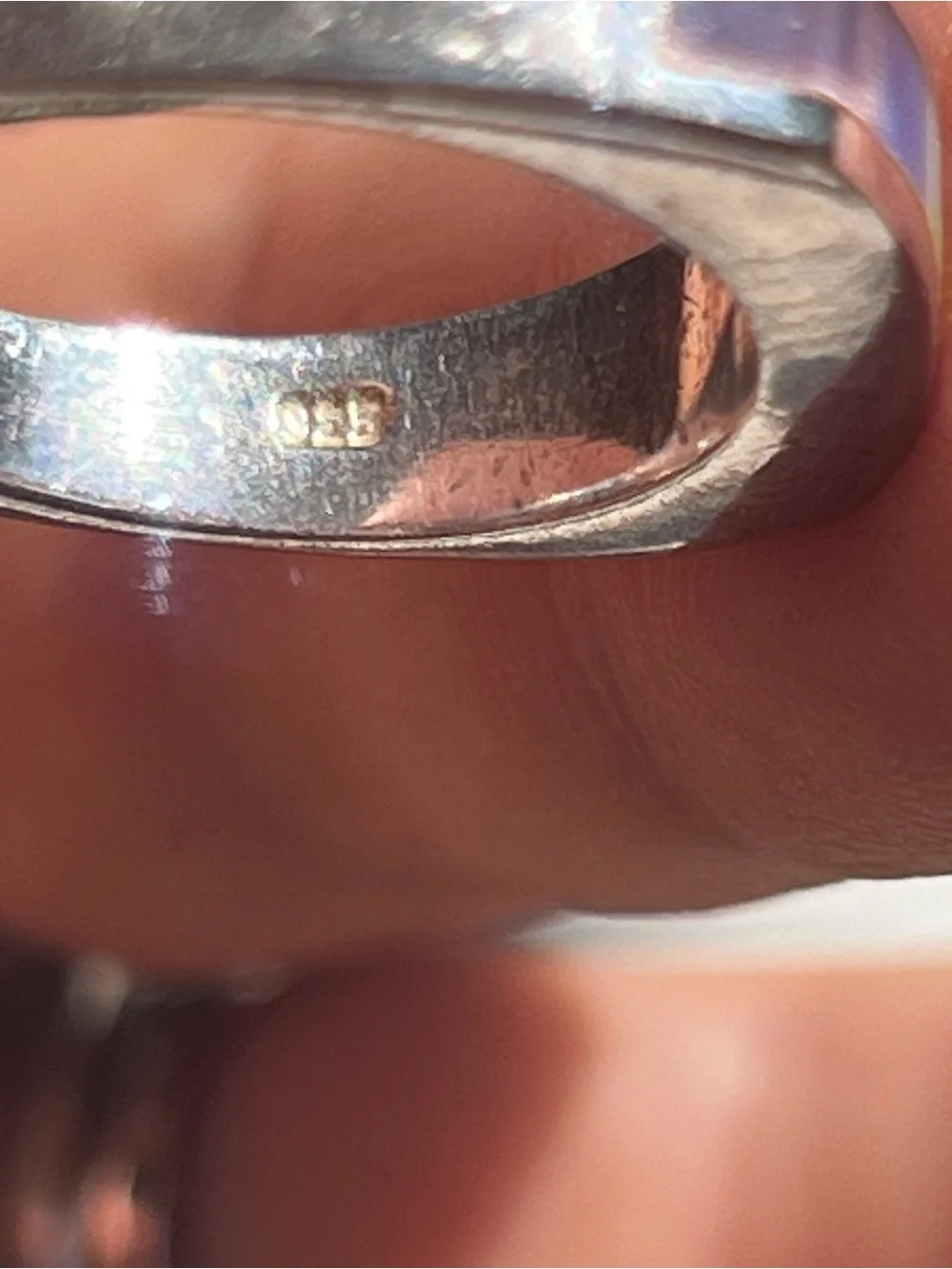 Vintage sterling silver band